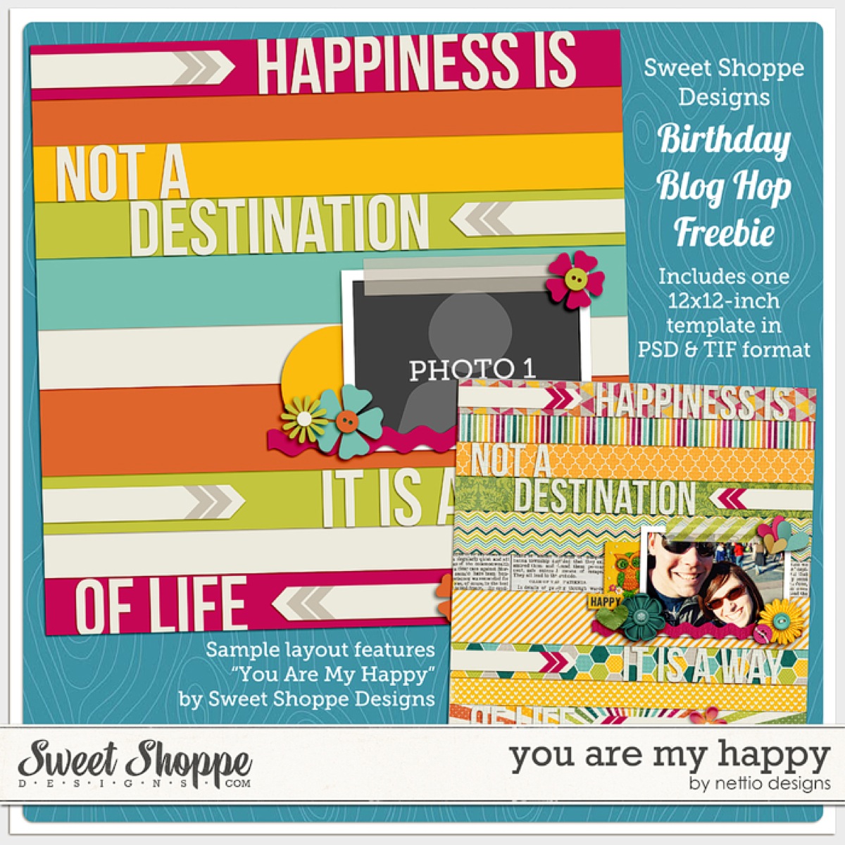Nettiodesigns YouAreMyHappy Template Preview