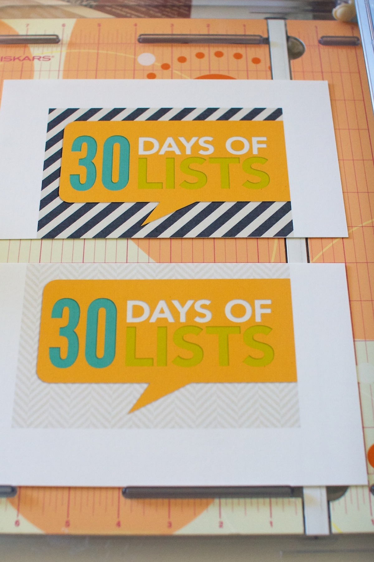 Nettiodesigns 30 Days of Lists 4