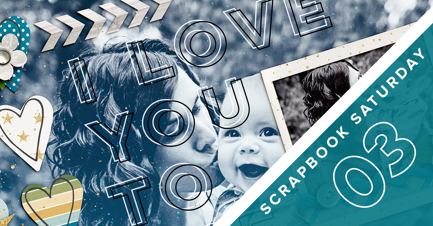 Digital Scrapbook Layout by Lynnette Penacho for Scrapbook Saturday - How I Use the History Snapshot Tool | NettioDesigns 